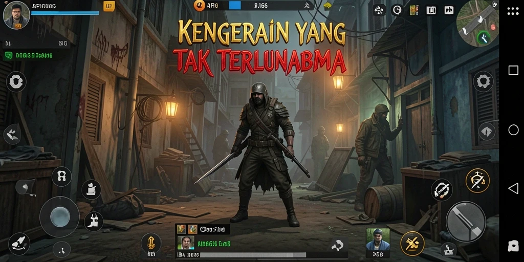 Screenshot menunjukkan ketegangan dan atmosfer mencekam dalam gameplay API66.