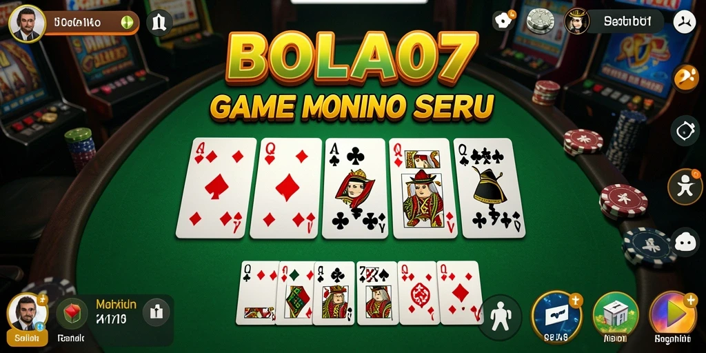 Screenshot gameplay <strong>BOLA07</strong> menampilkan momen seru saat bertanding.
