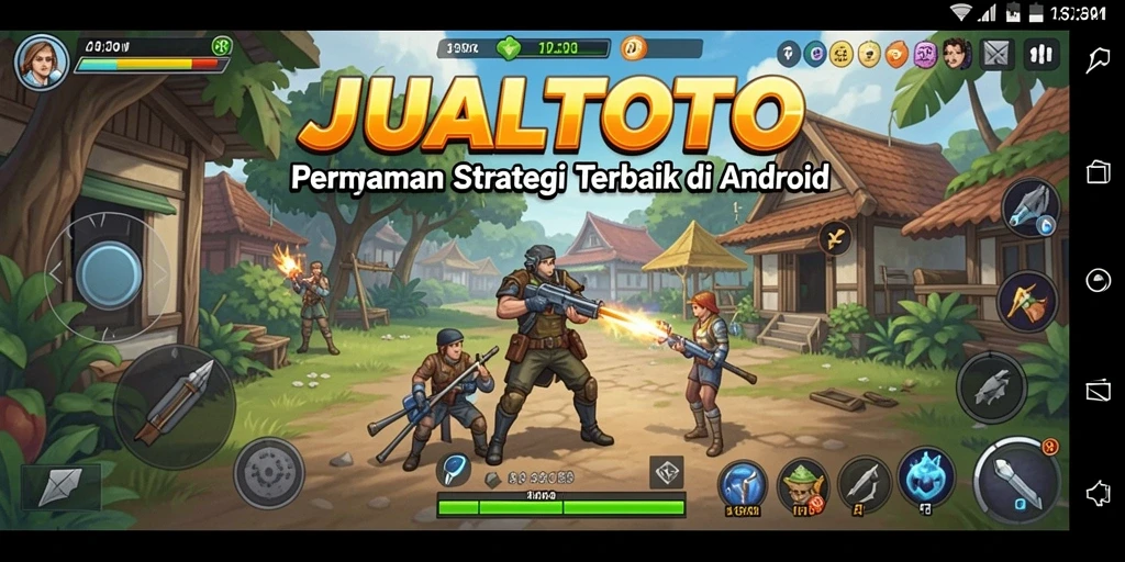 Tampilan gameplay menarik dengan strategi yang dalam di JUALTOTO.