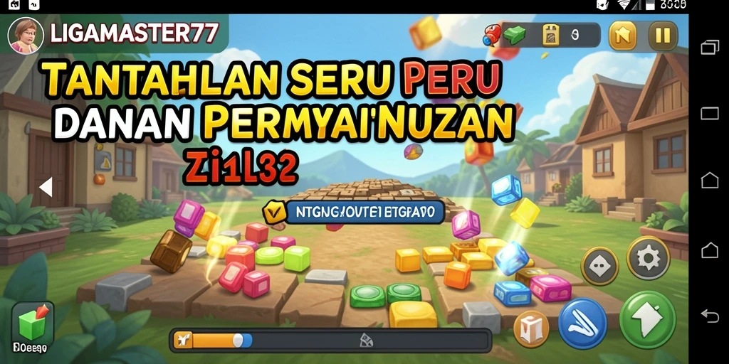 Tampilan gameplay yang menarik dan menantang di LIGAMASTER77.