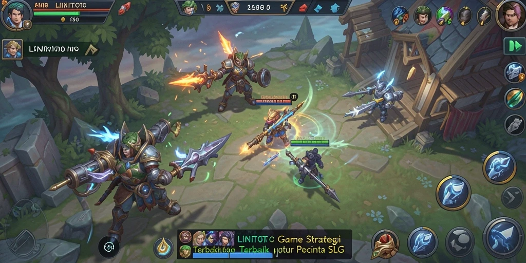 Tampilan gameplay LINITOTO yang menantang dan mengasyikkan.