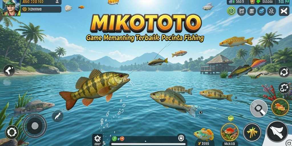 Tampilan gameplay <strong>MIKOTOTO</strong> yang menarik dan seru saat memancing.