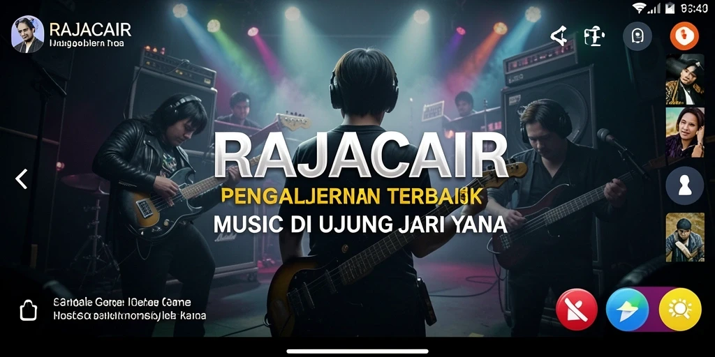 Gameplay menarik RAJACAIR dengan tantangan musik yang seru.