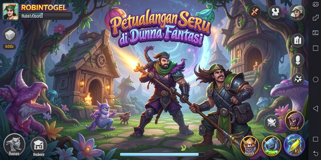 Gameplay seru di dunia petualangan ROBINTOGEL.