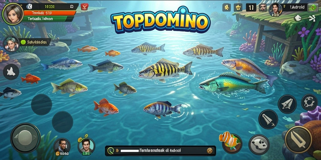Screenshot gameplay Tembak Ikan yang seru dan mengasyikkan di TOPDOMINO.